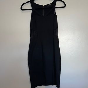 Express Mesh Cut Dress